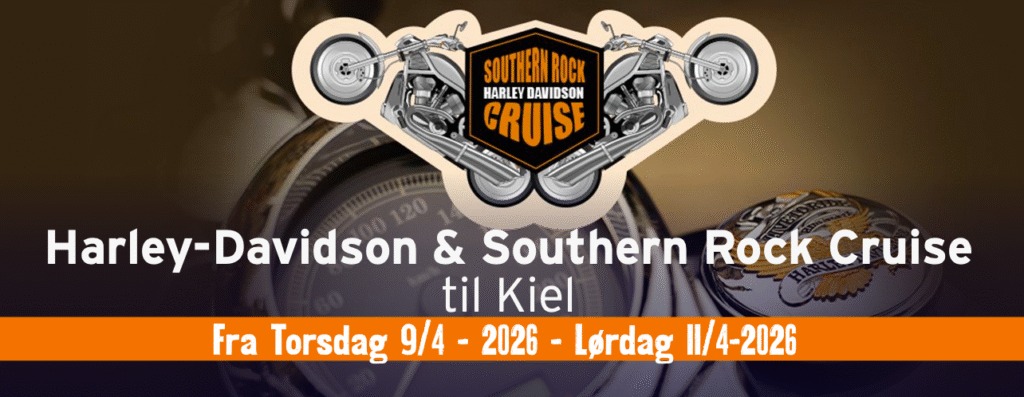 Artikkelbilde til artikkelen Harley-Davidson & Southern Rock Cruise til Kiel