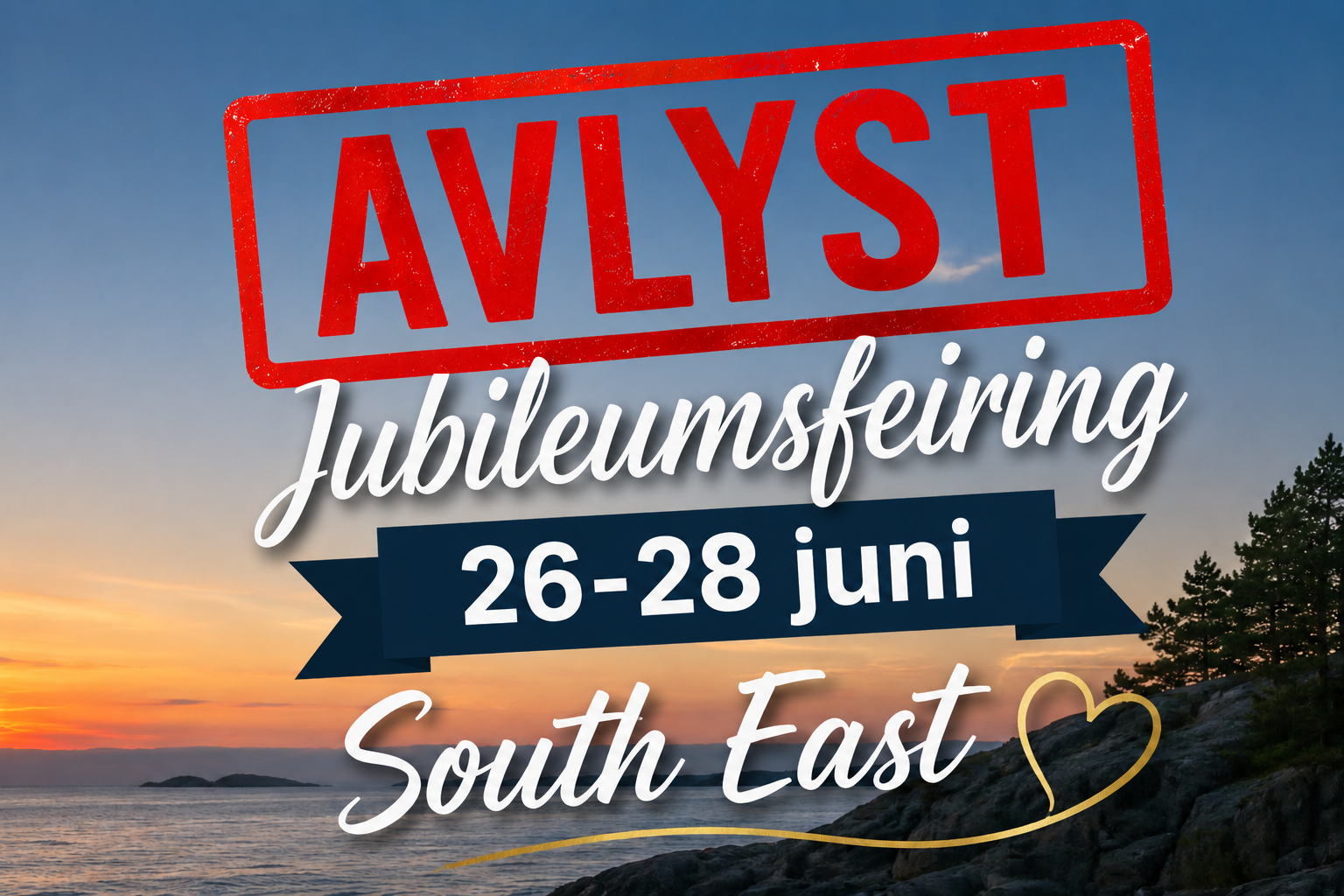 AVLYST jubileumsfeiring 26-28 juni South East